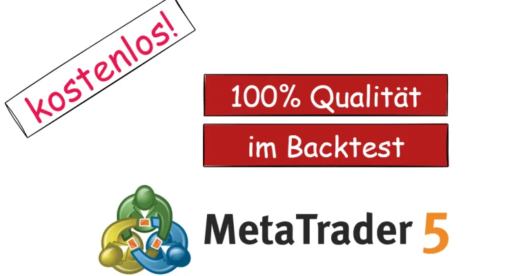 100% Backtest Qualität im MetaTrader 5 erreichen
