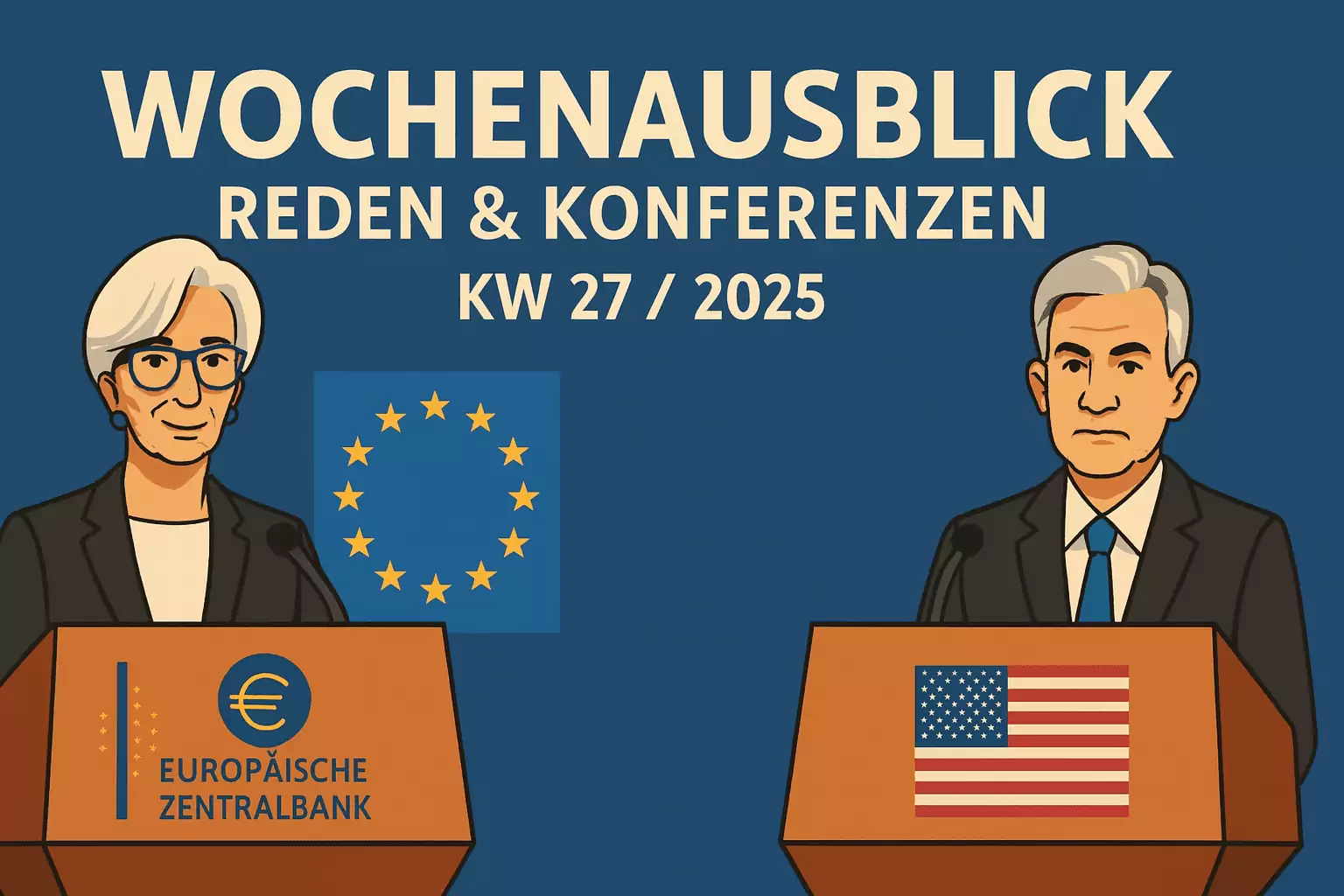 Forex & Devisenmärkte KW 27 – Top Reden der BoE, Fed, EZB und mehr