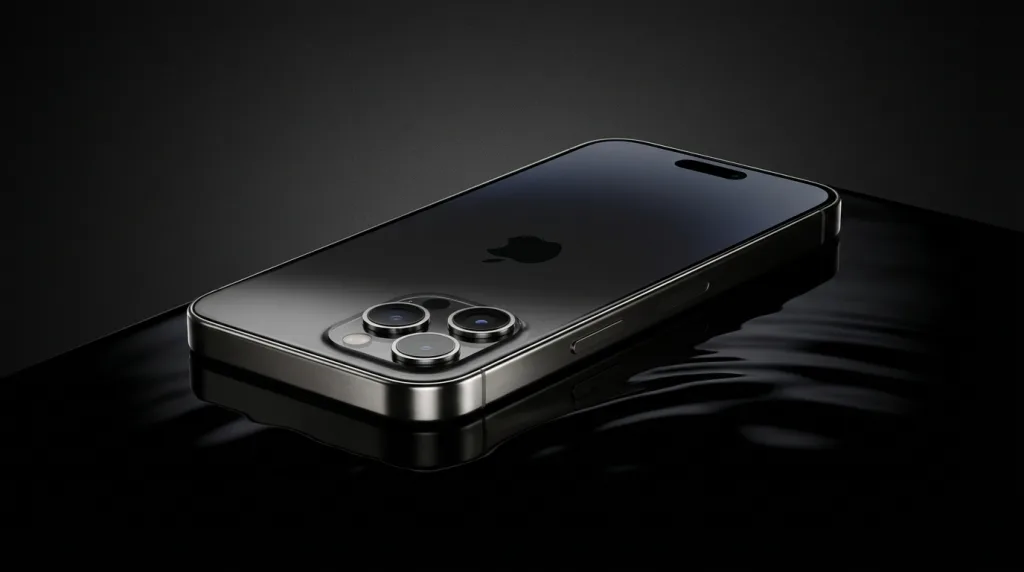 Edles iPhone 17 Pro im Fokus, Symbol für starkes Apple Quartal und Rekordumsatz