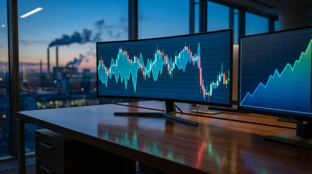 BASF Quartal mit schwächerem EBITDA und steigendem Free Cashflow in einem Finanzchart visualisiert