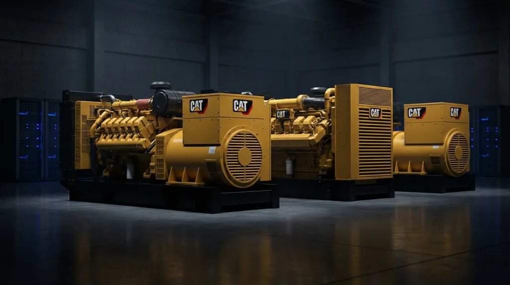 Caterpillar Quartal mit Fokus auf CAT-Stromgeneratoren für KI-Rechenzentren