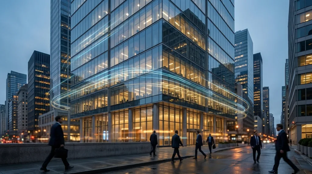 Coinbase Regulierung im Fokus: moderne Firmenzentrale im Spannungsfeld von Krypto und Aufsicht