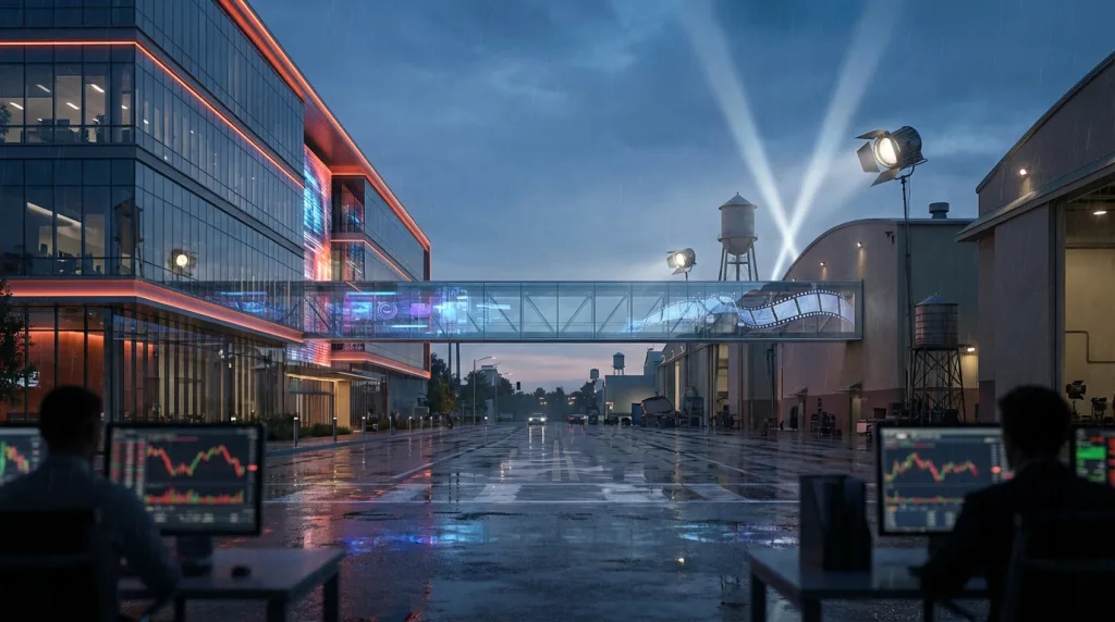 Netflix Merger mit Warner im Fokus: symbolische Medienfusion und nervöse Börsenstimmung nach Kursrückgang