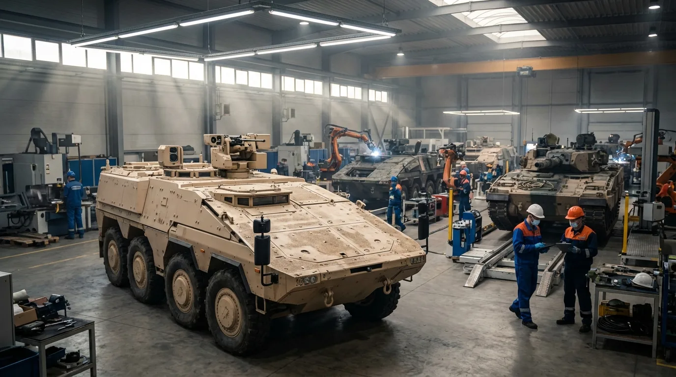 Rheinmetall Auftragsboom: +2,2% Rallye dank 80-Mrd.-Ziel
