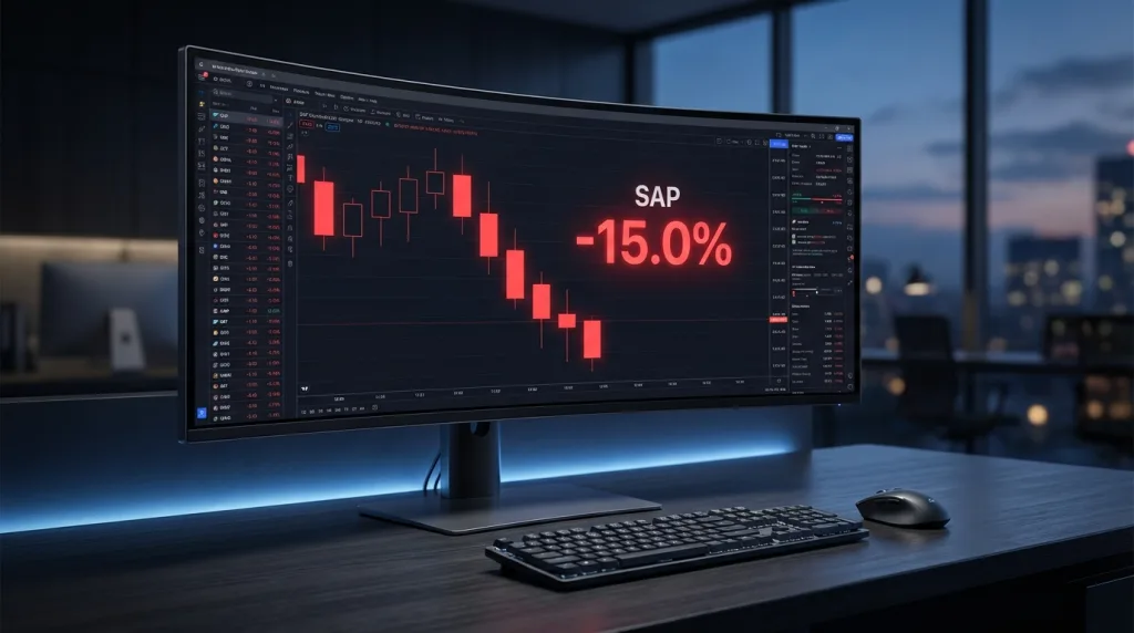 SAP Quartalszahlen: -15,7% Crash-Drama an der Börse 2 SAP Quartalszahlen mit starkem Kurssturz der SAP Aktie und Fokus auf Cloud-Geschäft