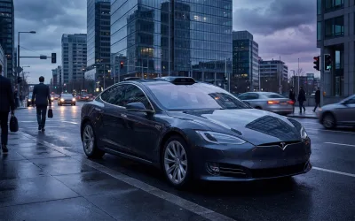 Tesla Robotaxi: 4% Kursrutsch und Autonomie-Drama