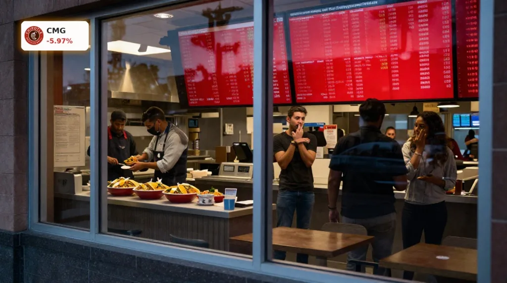 Chipotle Quartal mit schwachen Comp Sales und Kursrutsch der CMG-Aktie im Fokus