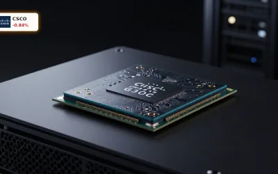 Cisco Quartal Q2 2026: Starkes KI-Wachstum und Rekordumsatz, doch Margendruck drueckt die Aktie leicht ins Minus