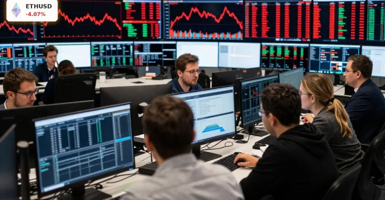 Ethereum Kursrutsch -4%: 3 Risiken im Fokus