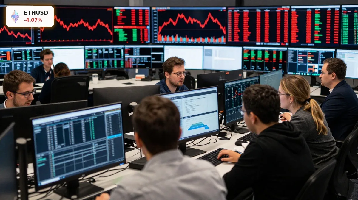 Ethereum Kursrutsch -4%: 3 Risiken im Fokus