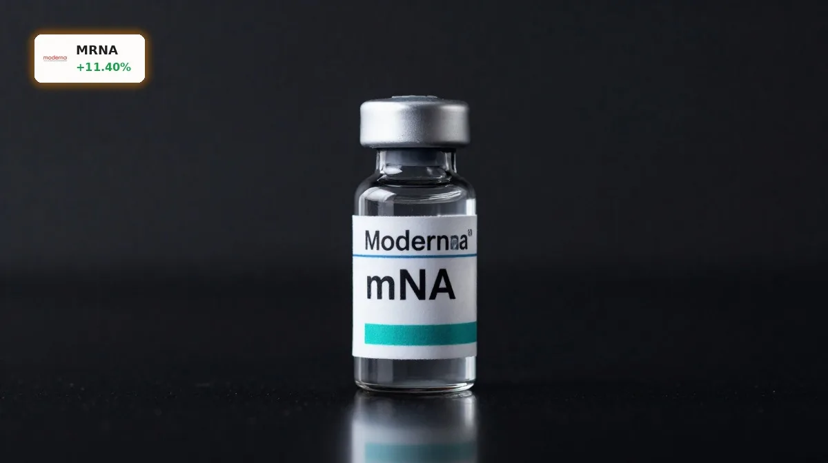 Moderna Quartal mit +11,4% Rallye: Verlust schrumpft deutlich