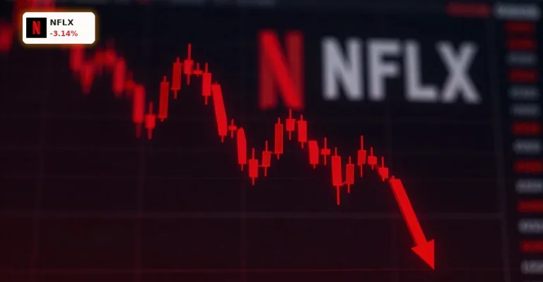 Netflix Merger: -3% Crash & Mega-Deal Alarm
