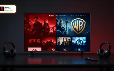 Netflix Merger bei +0,91%: Wie der Milliardenpoker um Warner Bros. Discovery und Kartellrisiken die Aktie treiben