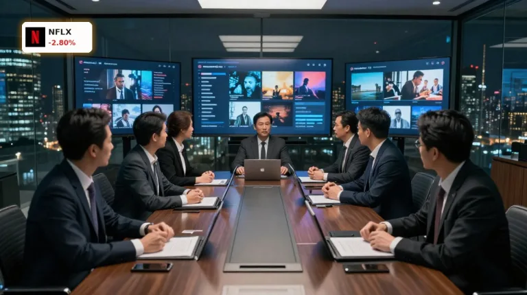 Netflix Merger und Warner-Übernahme: Warum der Bieterkampf mit Paramount trotz Kursminus von 2,8% jetzt entscheidend ist