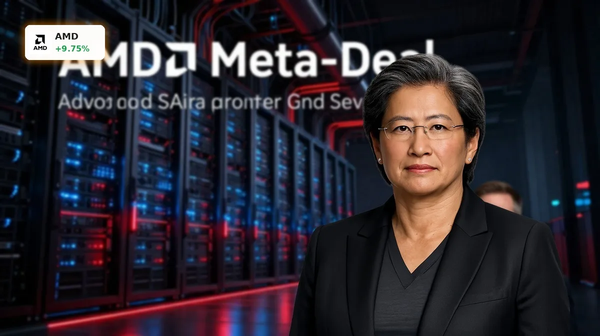 AMD Meta-Deal mit 60 Mrd.-Volumen: KI-Boom trotz -1,8% Kursrutsch