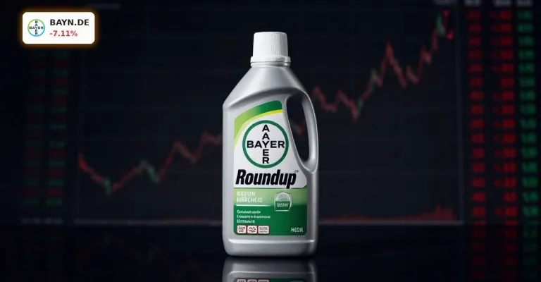 Bayer Glyphosat-Vergleich: -7,1% Crash nach teurem Milliarden-Deal