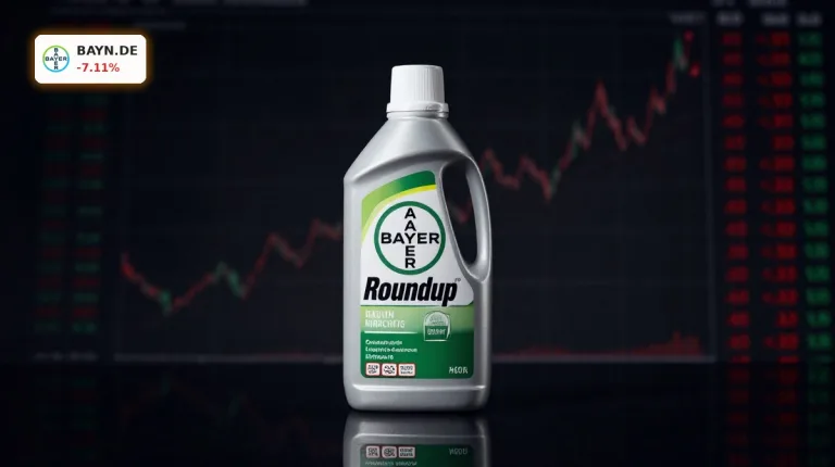 Bayer Glyphosat-Vergleich: -7,1% Crash nach teurem Milliarden-Deal