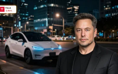 Tesla Robotaxi -2,9%: Sicherheits-Crash und Europa-Frust