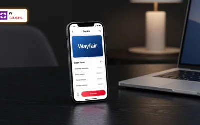 Wayfair Quartal mit -13% Crash trotz Profitboom