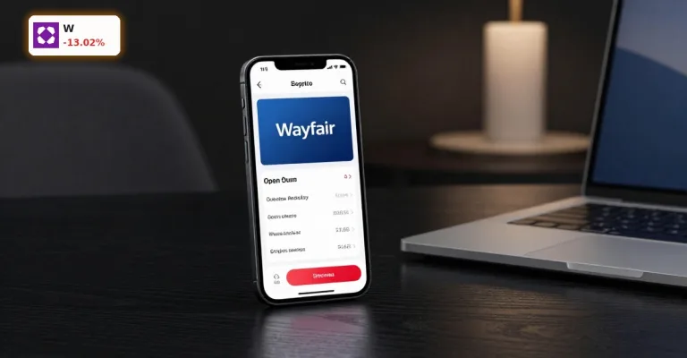 Wayfair Quartal mit -13% Crash trotz Profitboom