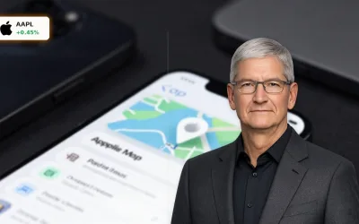 Apple Maps-Werbung Rekordquartal: Service-Boom als Chance