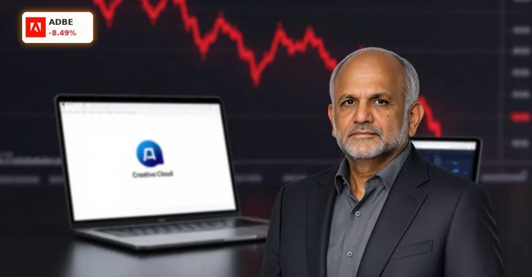Adobe CEO-Wechsel: Rekordquartal und -8,5% Kurs-Schock im Fokus