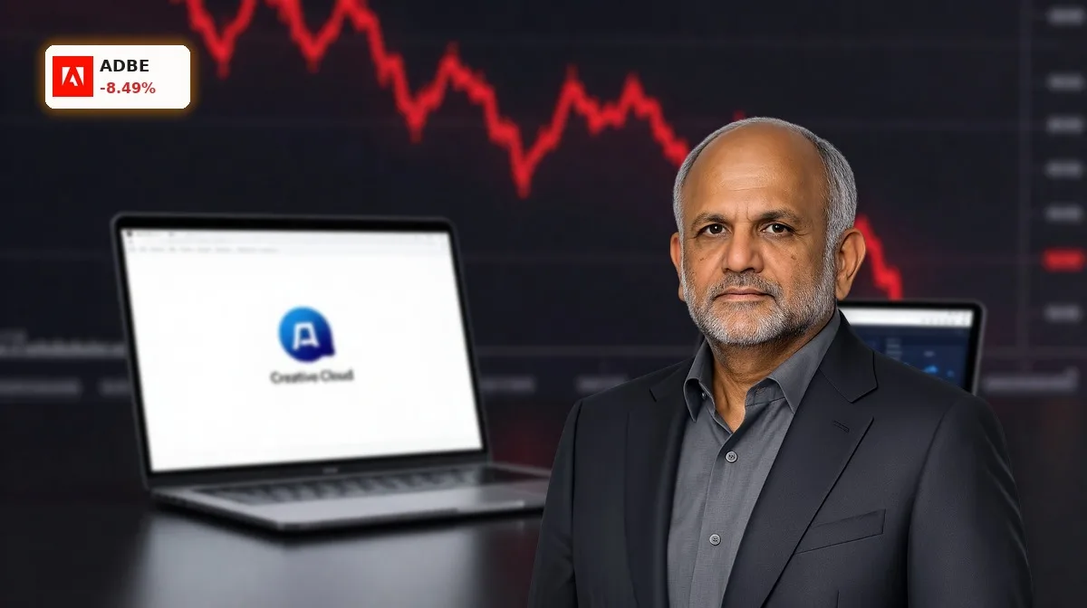 Adobe CEO-Wechsel: Rekordquartal und -8,5% Kurs-Schock im Fokus