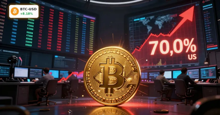 Bitcoin Marktanalyse: +8% Rallye über 70.000 Dollar und ETF-Boom