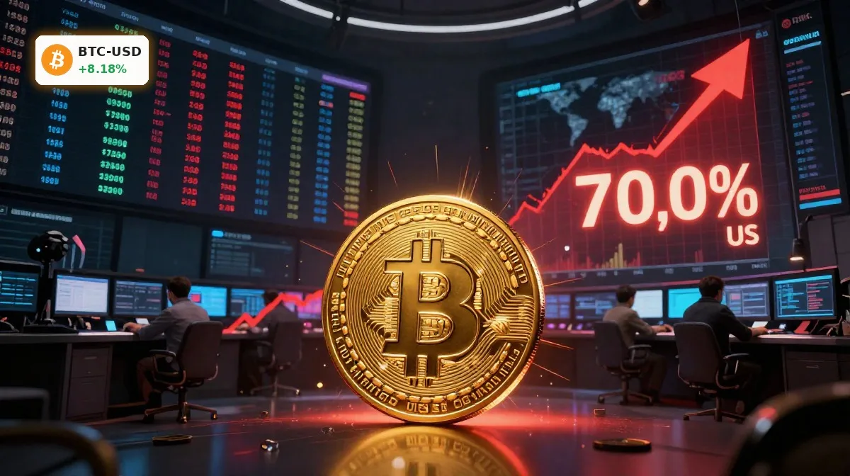 Bitcoin Marktanalyse: +8% Rallye über 70.000 Dollar und ETF-Boom