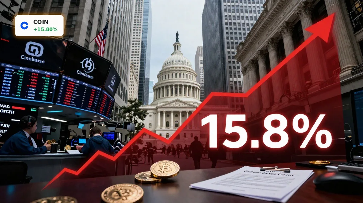 Coinbase Stablecoin-Regulierung: +15,8% Rallye als Chance für Anleger?