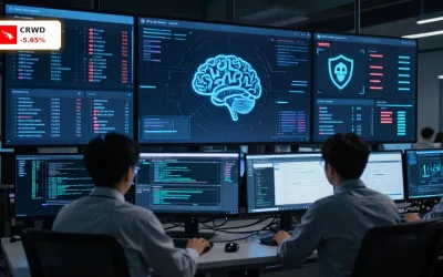 CrowdStrike KI-Risiko -5,6%: Anthropic-Schock trifft Wachstum