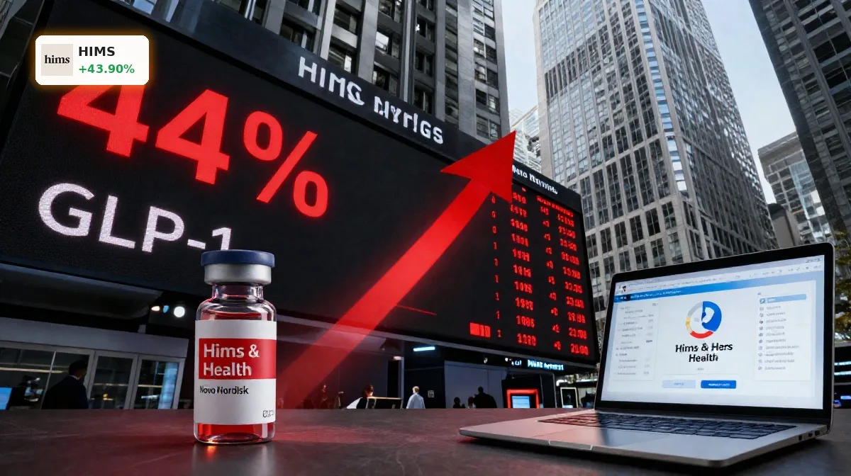 Hims & Hers Novo-Nordisk-Deal: 44%-Rallye nach GLP-1-Streitbeilegung