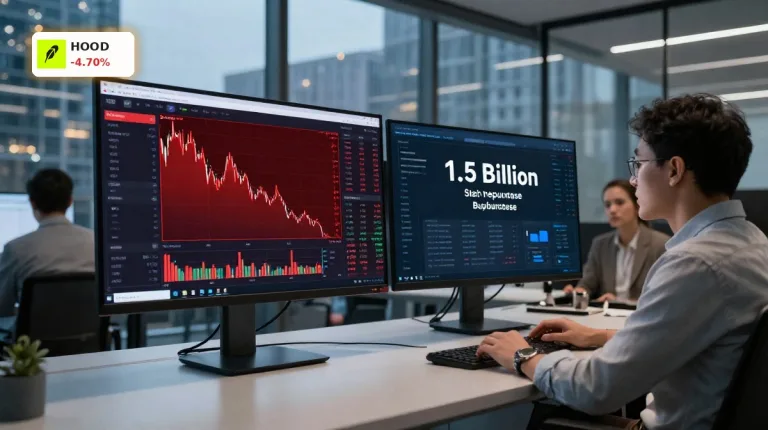 Robinhood Rueckkaufprogramm über 1,5 Mrd.: Chance nach -4,7% Einbruch