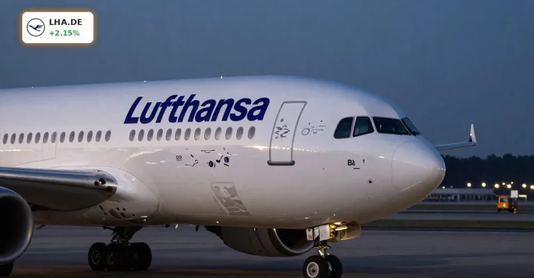 Deutsche Lufthansa Nahost-Streichungen: Aktie legt +2,2% trotz Schock zu