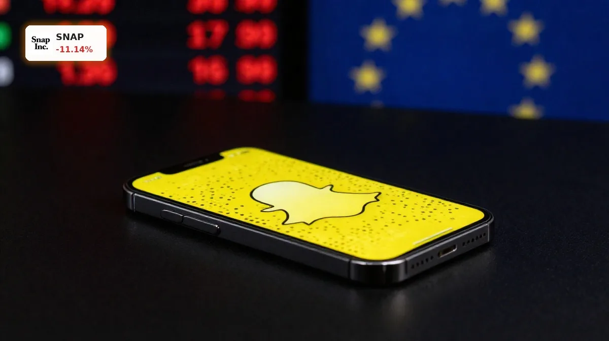 Snap DSA-Untersuchung: -11,1% Einbruch nach EU-Regulierungs-Schock