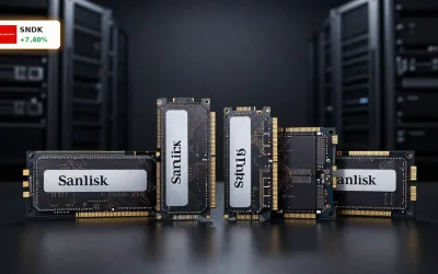 SanDisk AI-Infrastruktur: 61%-Boom und Aktie +7,4% im Fokus