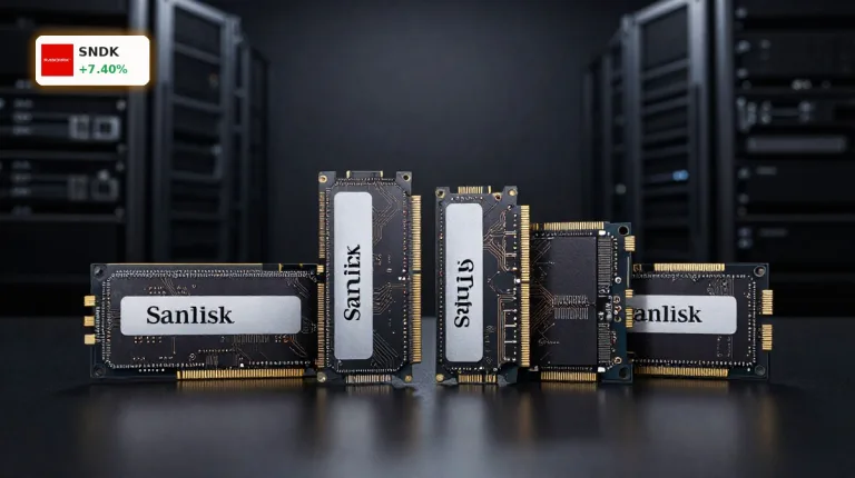 SanDisk AI-Infrastruktur: 61%-Boom und Aktie +7,4% im Fokus