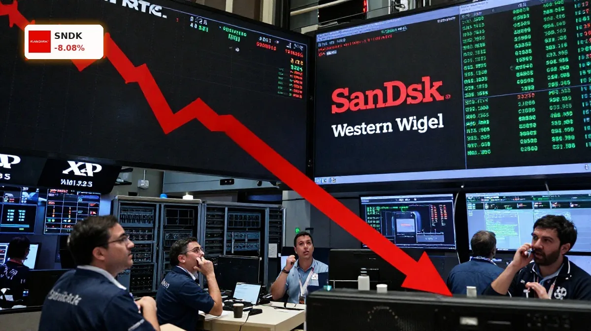 SanDisk Quartal -8,1%: Rekordzahlen treffen auf Rallye-Warnung