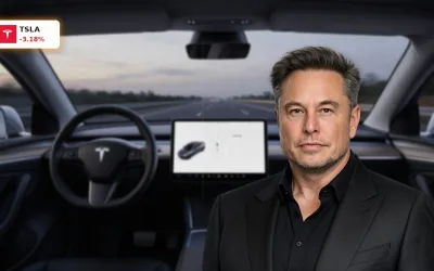 Tesla FSD-Untersuchung -3,2%: Crash-Warnung für Musks KI- und Robotaxi-Wette