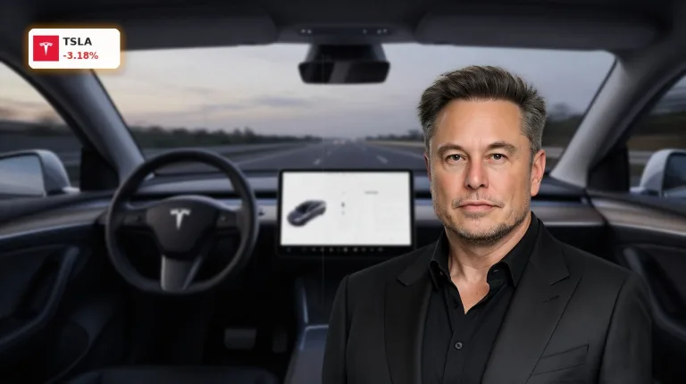 Tesla FSD-Untersuchung -3,2%: Crash-Warnung für Musks KI- und Robotaxi-Wette