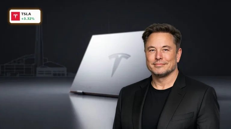 Tesla Terafab +3,3%: Musks KI-Boom mit Chip-Risiko