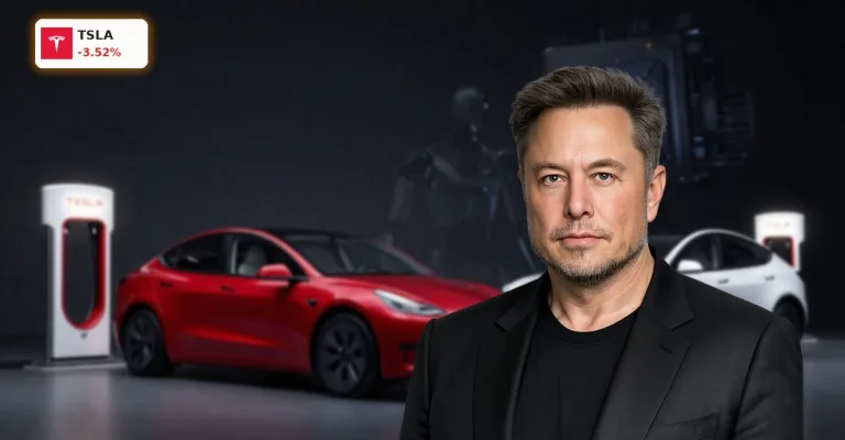 Tesla Strategie -3,5%: Zwischen Chip-Offensive und EV-Einbruch