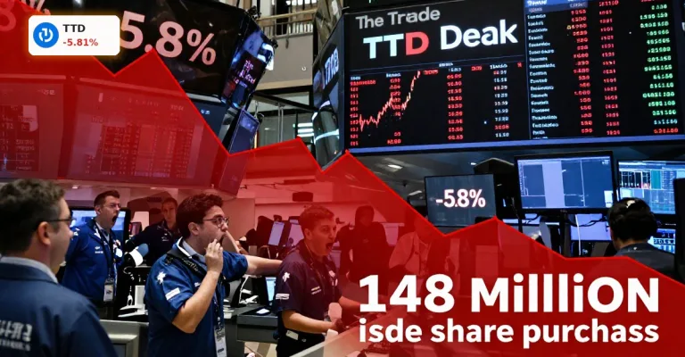 The Trade Desk Insiderkauf: -5,8% Crash und 148-Mio.-Wette