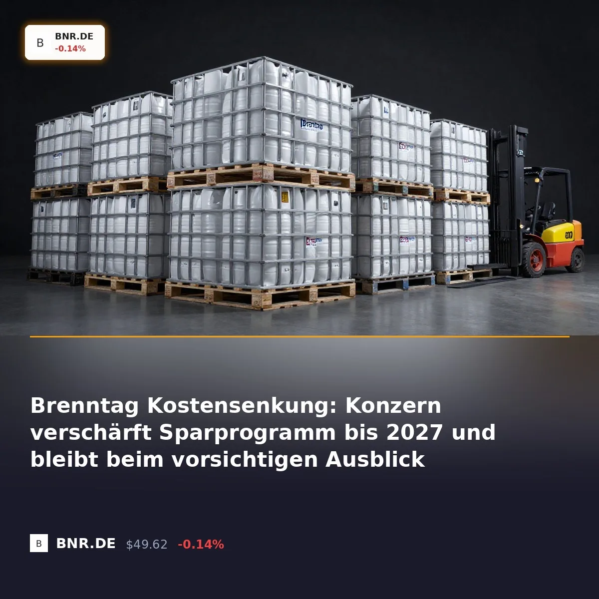 Brenntag Kostensenkung 250 Mio: Chance oder Schock?