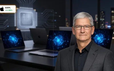Apple AI-Strategie +2,6%: Edge-KI, China-Schub und Neo-Mac