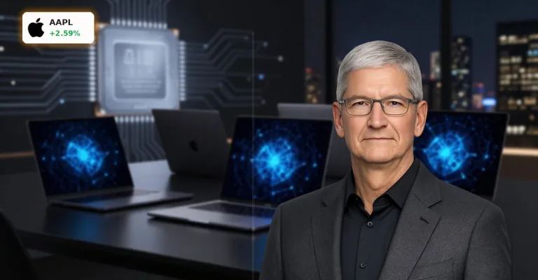Apple AI-Strategie +2,6%: Edge-KI, China-Schub und Neo-Mac