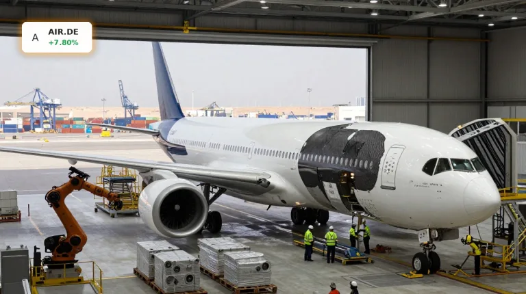 Airbus Lieferkettenrisiko: 7% Rallye trotz Iran-Kriegs-Schock