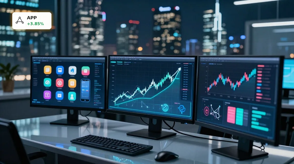 AppLovin Bewertungschance: +3,8% Rallye mit Crash-Warnung im Hintergrund