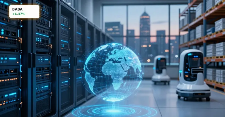 Alibaba KI-Offensive +4,4%: Cloud-Boom, KI-Modelle und Robotik-Chance