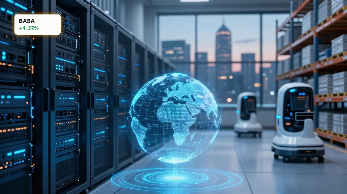 Alibaba KI-Offensive +4,4%: Cloud-Boom, KI-Modelle und Robotik-Chance